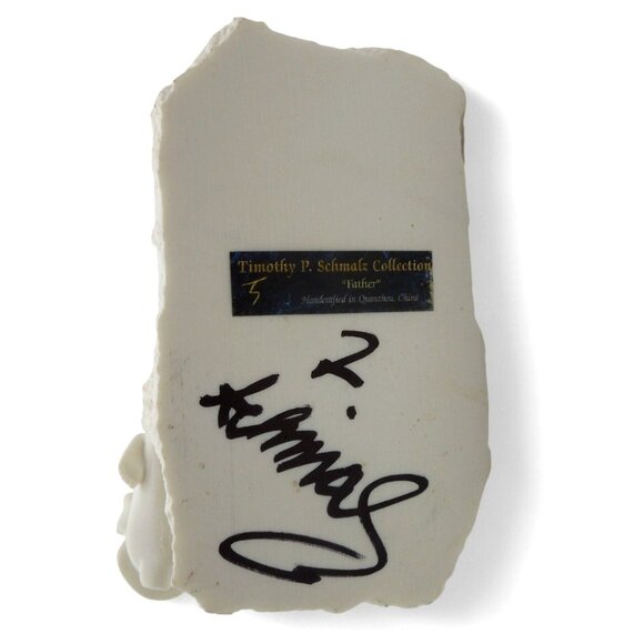 Rare FATHER 1999 Signed SCULPTURE By Timothy P. Schmalz 8 x 6.5" - Picture 12 of 13